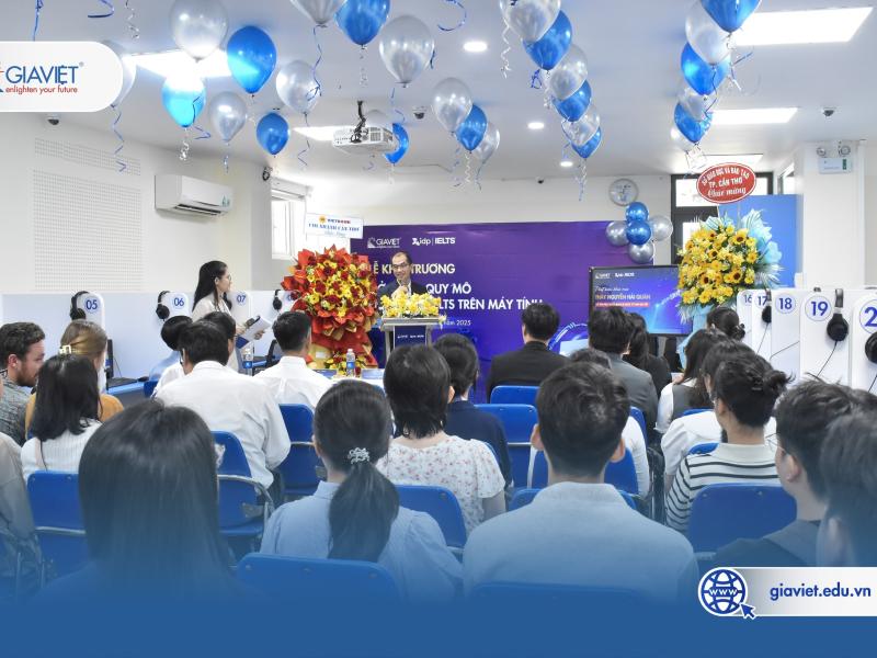 CÙNG NHÌN LẠI NHỮNG KHOẢNH KHẮC ĐÁNG NHỚ CỦA BUỔI LỄ KHAI TRƯƠNG MỞ RỘNG PHÒNG THI IELTS TRÊN MÁY TÍNH 