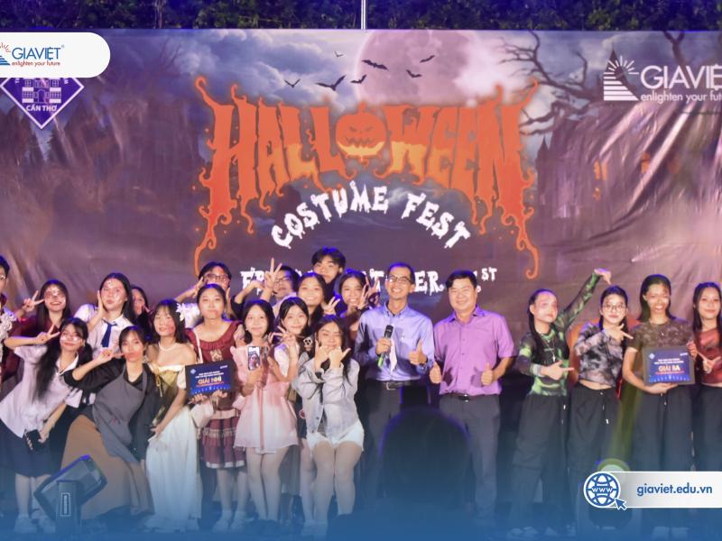 GIA VIỆT ĐỒNG HÀNH CÙNG TRƯỜNG THPT CHÂU VĂN LIÊM TẠI ĐÊM HỘI HALLOWEEN